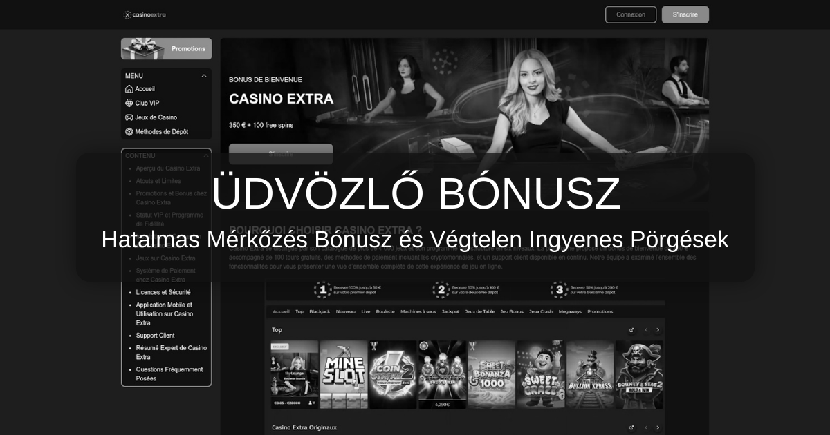 Casino Extra welcome bonus